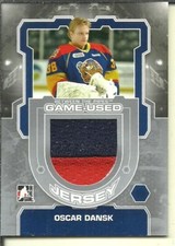 2012-13 Between The Pipes Jerseys Silver #M17 Oscar Dansk