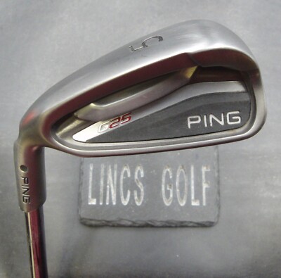 Linkshänder Ping G25 Black Dot 5 Eisen Regular Stahlschaft Ping Griff