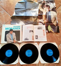 COFANETTO BOX GIANNI MORANDI 3 LP  IN VINILE + INSERTO BELLO + 2 MANIFESTINI