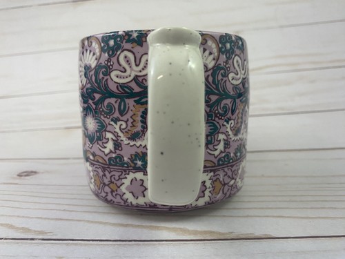 Anthropologie Blockdruck Monogramm Becher Tasse Initiale K Kaffee Tee 16 Unzen - Bild 2 von 6