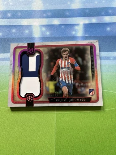 2018-19 Topps Museum UCL Jumbo Relic Antoine Griezmann Ruby /25 Atletico Madrid