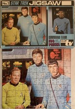 Vintage Star Trek 1972 Pleasure Products Jigsaw No. 2 The Command Team Boxed