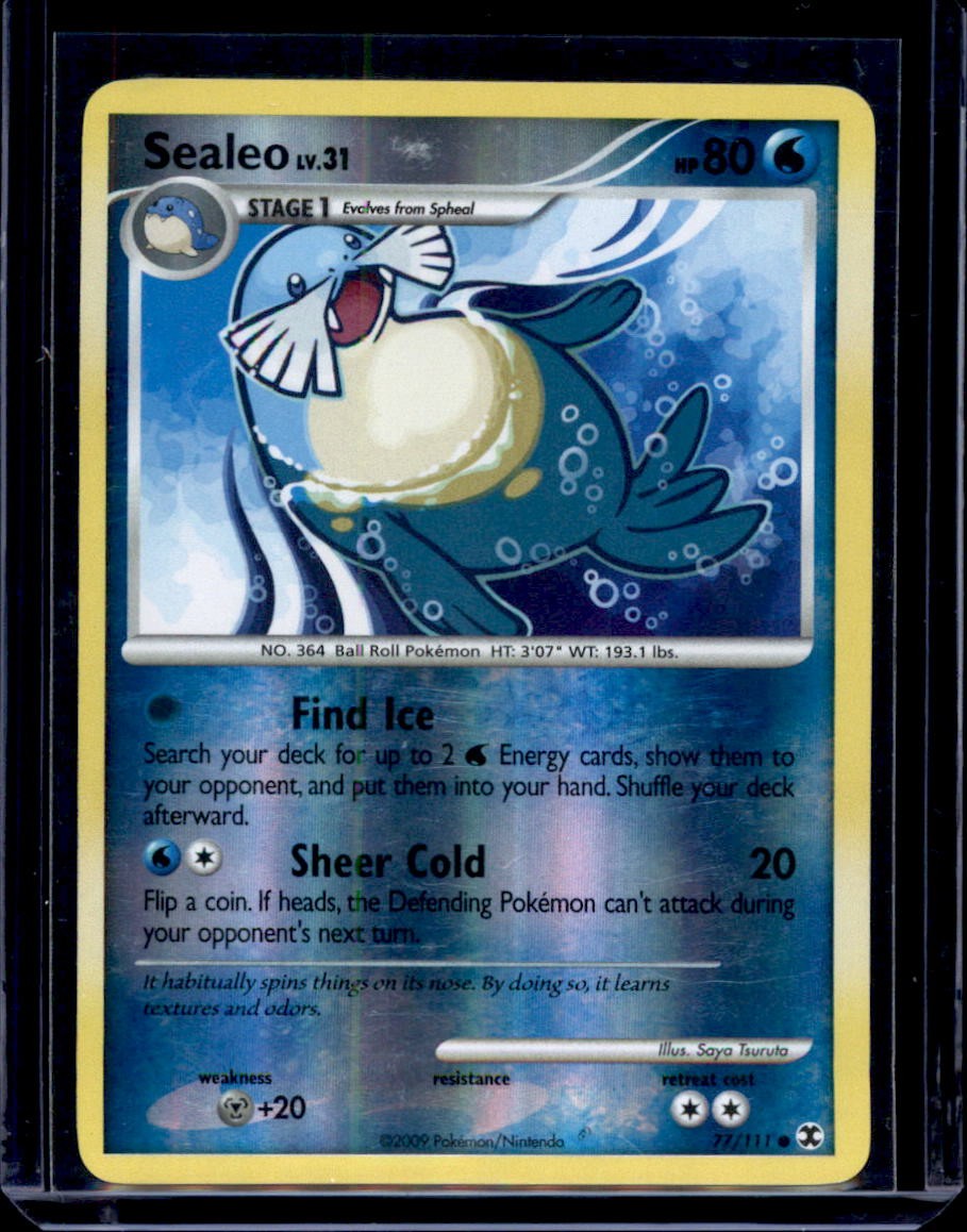 Sealeo 77/111 Common Rising Rivals Pokemon Reverse Holo Lightly Played