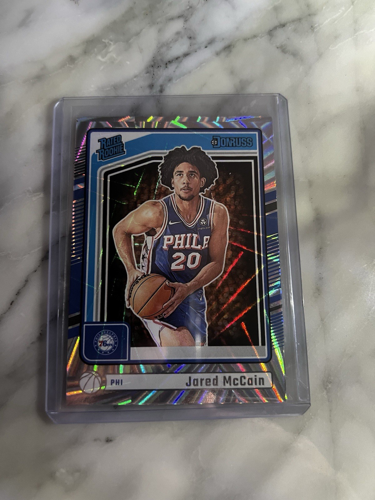 2024-25 Panini Donruss - Rated Rookie Jared McCain #228 Wedges (RC)