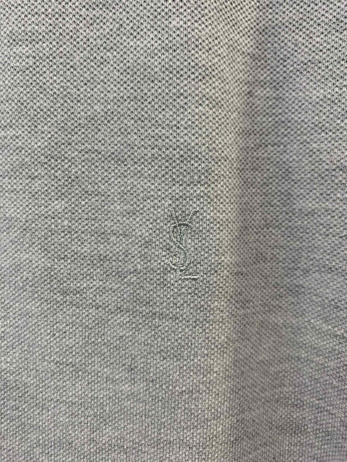Yves Saint Laurent Pour Homme Polo Shirt Gray Siz… - image 9