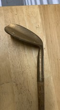 Vintage Hickory Golf Club 1940 Otey Crissman Sandwedge Rare hickory Shaft