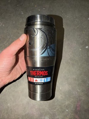 Thermos Brand Silver 16 oz. Stainless Steel Insulated Travel Tumbler