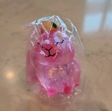 New In Bag TikTok Viral Sugar Squeeze Glitter Capybara Squishy Fidget Toy PINK