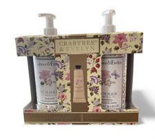 Crabtree Evelyn Hand Care Set Hand Wash Hand Lotion 16.9 oz, .9 oz Cream
