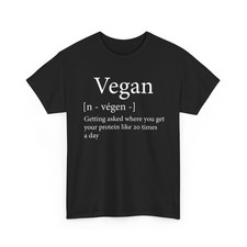 Vegetarian Shirt, Vegan Definition Vegan Food Lovers Funny T-Shirt