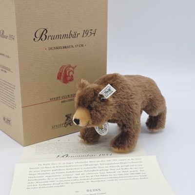 Steiff 420252 Brummbär 1934 Braunbär 17 cm Club Edition 2001 / 2002