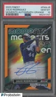 2023 Topps Finest Moments Orange Julio Rodriguez AUTO /25 PSA 10 GEM MINT