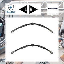 2x ORIGINAL® Delphi Bremsschlauch Vorne, Links, Rechts für Alfa Romeo 159