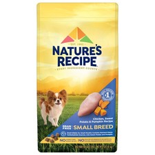 Nature's Recipe Grain Free Small Breed Dry Dog Food, 4 Pound Pack of 1