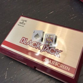 Nintendo Game And Watch Pocketsize Black Jack BJ-60 Rare Box Variant Collector