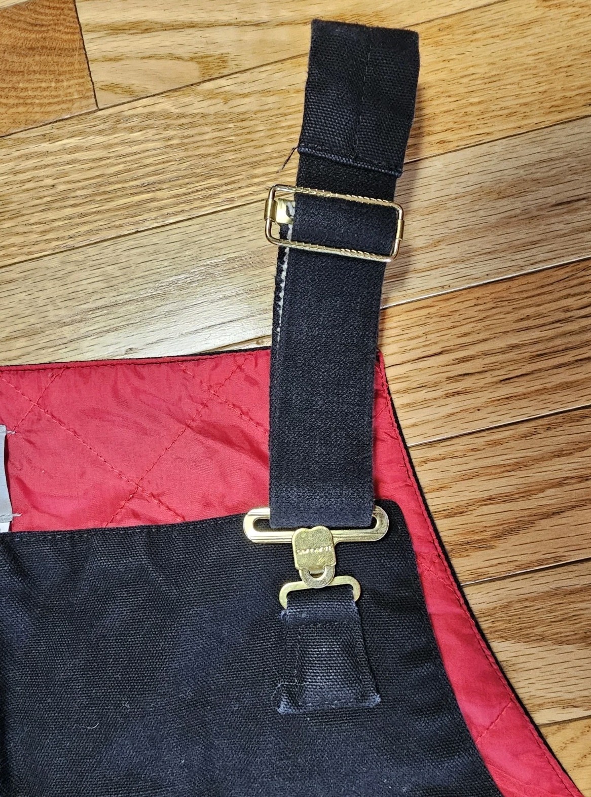 Carhartt R38 Black Arctic Quilted Insulated Lined Bib Overalls Mens 50"x32"  VGC thumbnail 14