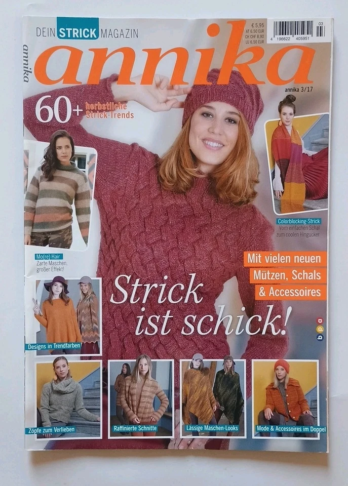 Annika - Dein Strick Magazin 3-2017 - Mit vielen Mützen, Schals & Accessoires - Bild 1 von 1