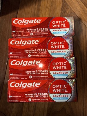 Colgate Optic White Advanced Sparkling White 3.2OZ