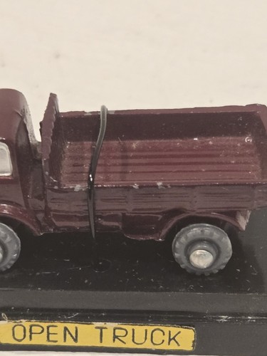 MATCHBOX MOKO LESNEY 20A MAROON STAKE TRUCK JAPAN NEAR MINT - Picture 9 of 11