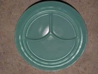 Vintage Jadeite Fire King Divided Sectioned Restaurant Plate 9 5/8