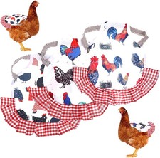 3 Pcs Chicken Saddle for Hens, Elastic Aprons Waterproof...
