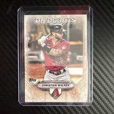 2021 Topps - Dh Debuts Christian Walker #DHD-15