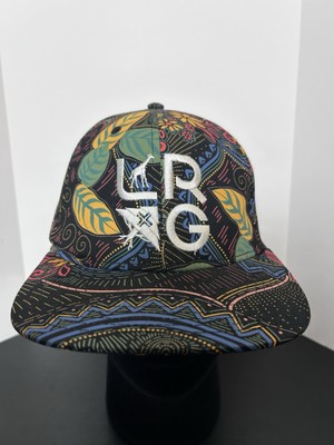 LRG Lifted Research Group Hat Snapback Colorful Floral Hawaiian Streetwear AOP