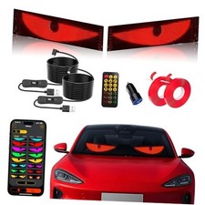 2PCS Devil Eyes Light for Cars,14.72inx3.62in Programmable 2pcs 14.72 3.62in
