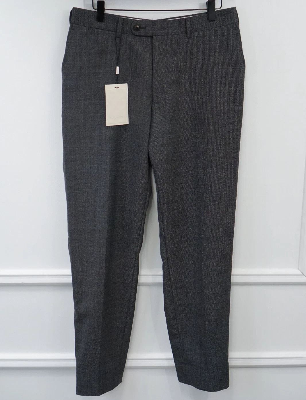 Men Suitsupply Pants Trousers Brescia Grey Size 25 EU50S UK/US40S