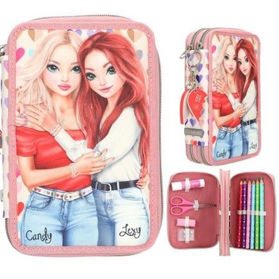 Top Model 2-fach Federtasche Heart to Heart 