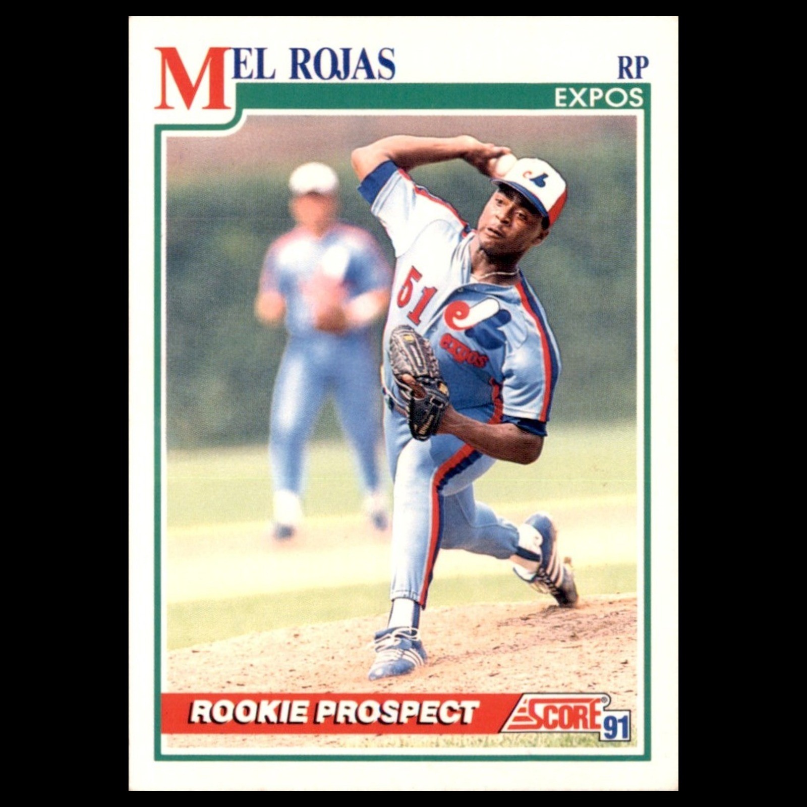Mel Rojas #729.0 1991 Score Montreal Expos Baseball Card MLB