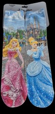 Disney Parks Princess Youth Socks Cinderella,  Aurora, Rapunzel  Belle