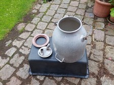 Milchkanne Alt 40 Cm Gro&szlig; Metall