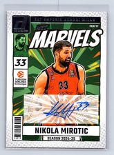Nikola Mirotic 2024-25 Donruss EuroLeague #NMS-NMC Net Marvels Auto