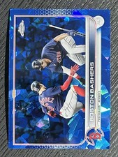 BOSTON BASHERS SAPPHIRE 2022 TOPPS CHROME CARD #630 DEVERS HERNANDEZ RED SOX