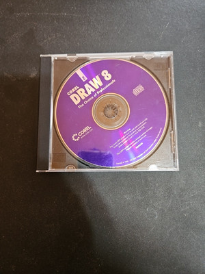 Vintage 1997 Corel Draw 8 Graphics Editing Software CD Windows 95 & NT