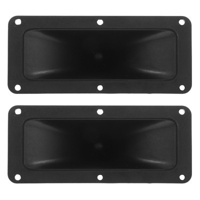  2pcs Horn Tweeter: Rectangular Design Stage Speaker Horn Audio Tweeters For