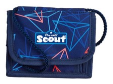 Scout Brustbeutel Geldbörse Offroad blau hellblau Neu