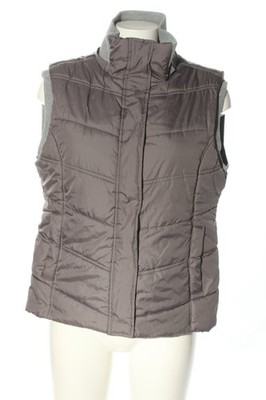 GIADA Steppweste Damen Weste Gr. DE 40 hellgrau Casual-Look