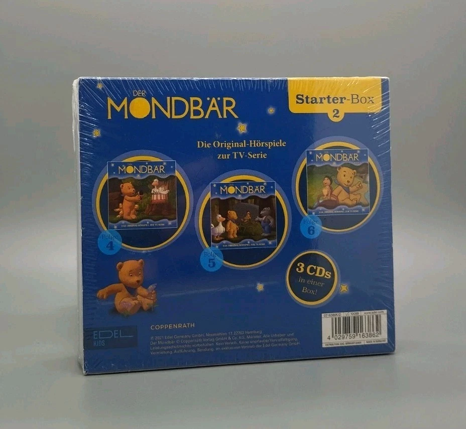 Der Mondbär: Starter-Box 2 - Folge 4-6 - 3 CD's - NEU/OVP - Bild 2 von 2