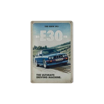 ORIGINAL BMW Werbeschild 3er E30 M3 ''THE ULTIMATE DRIVING MACHINE''