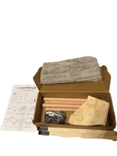 Mewoofun Large Cat Window Perch Wood Frame Hammock Shelf Seat