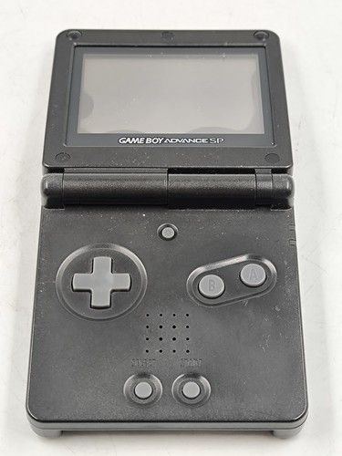 Nintendo Game Boy Advance SP AGS-001 Black - Untested - Imagen 9 de 10