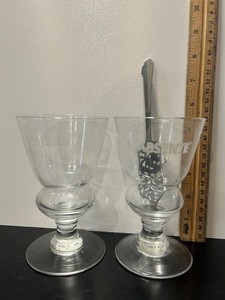 Absente absinthe glass set and spoon