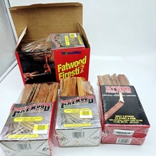 Fatwood Fire Starter Sticks 5 Packs 1.5 Lbs Per Pack Worldwise New