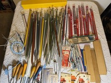 Vintage Huge Large Mixed Lot Knitting Needles Tools accessories Lot B