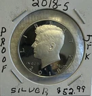 2018-S Kennedy Half Dollar Proof 90% Silver