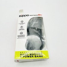 Zippo Heatbank 9s Rechargeable Hand Warmer  Power Bank Black