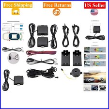 Car Blind Spot Monitor System - 24GHz Radar, Lane Change Alert, Black