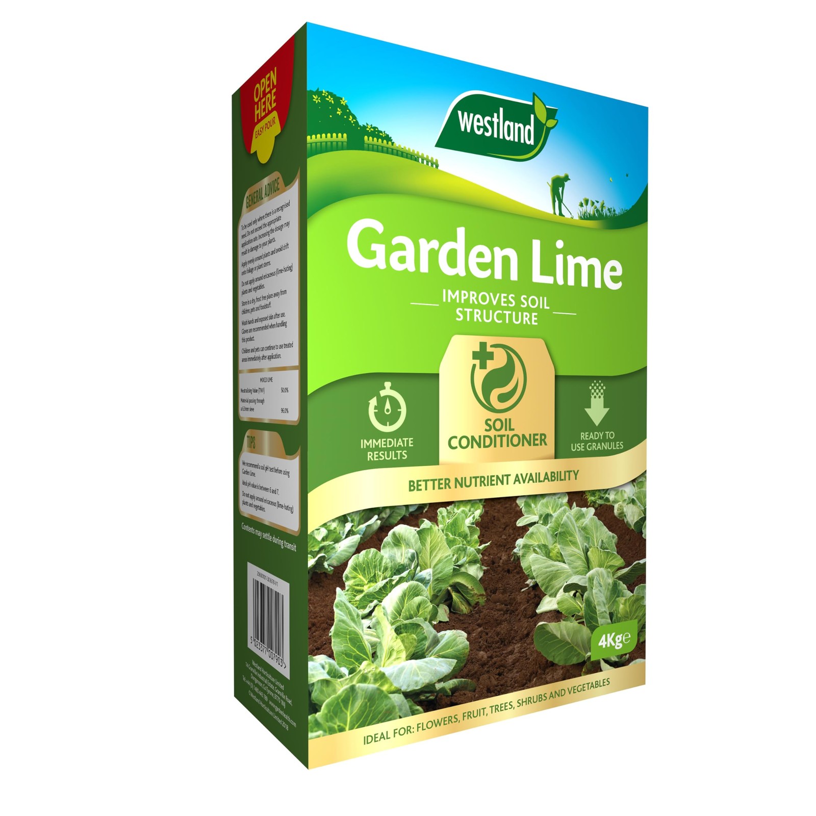 Westland Garden Lime Soil pH Maintenance 4kg - Image 3